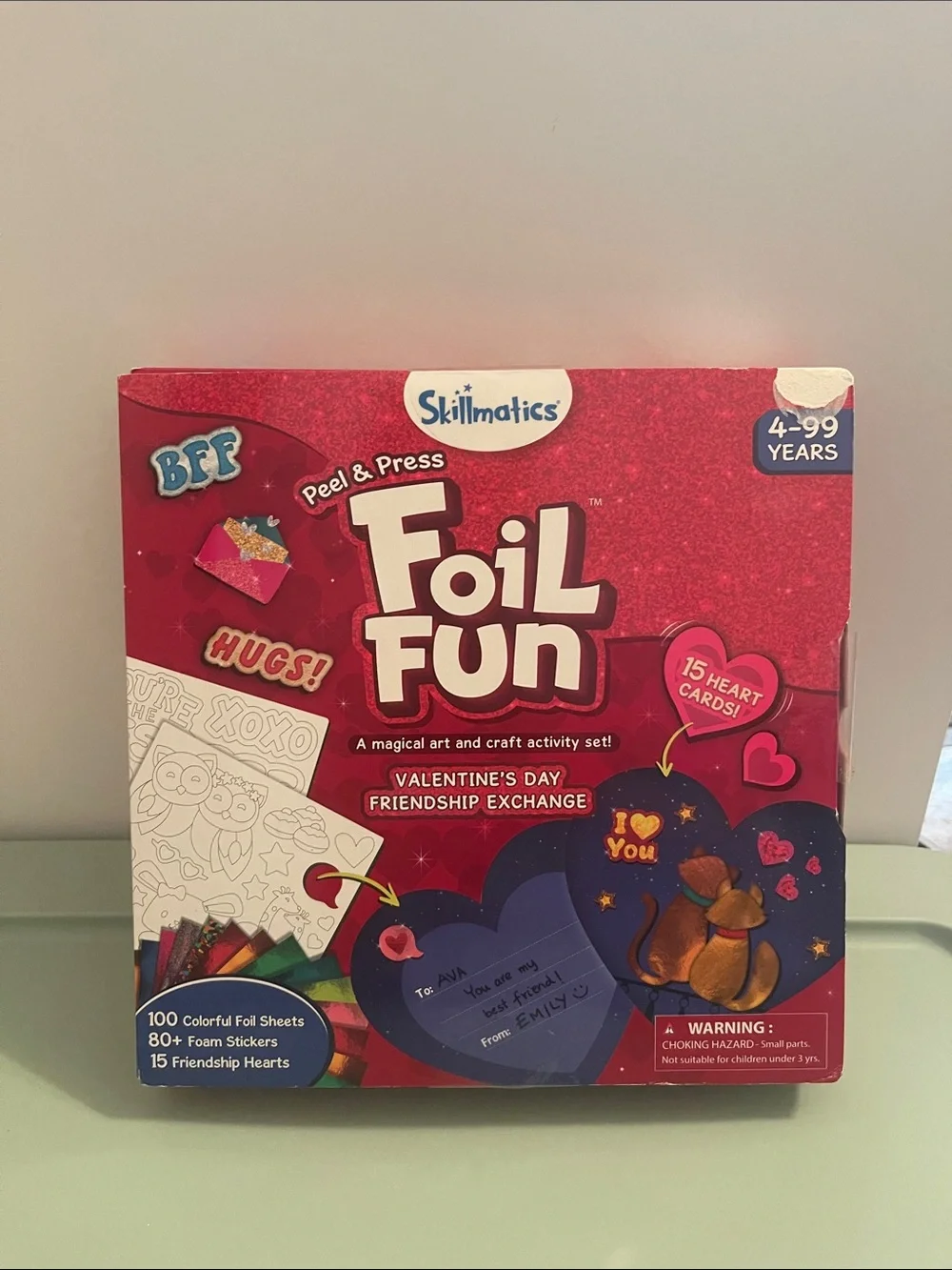 Foil Fun Valentine's Day Craft Set - Pink